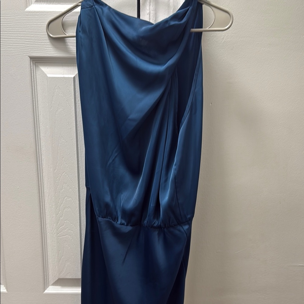 Elegant Blue Women's Dress
